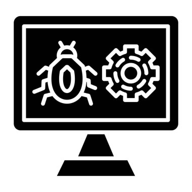 Hata Web simgesini basit illüstrasyonla düzeltir
