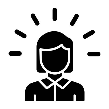 İnsan avatarı. Basit tasarım