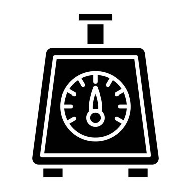 Girdap Karıştırıcı basit simgesi, vektör illüstrasyonu