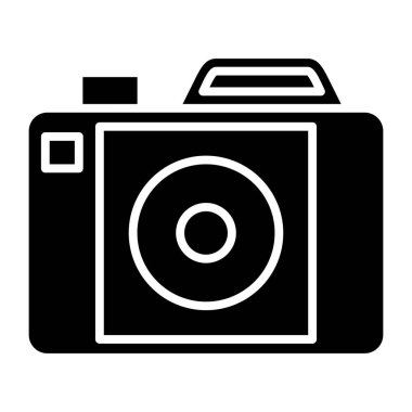 Eylem Kamerası simgesi, vektör illüstrasyonu basit tasarım