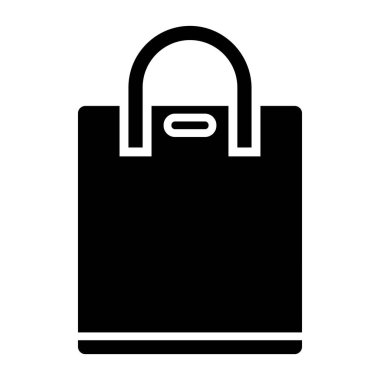 Alışveriş Torbası. Web simgesi basit illüstrasyon 