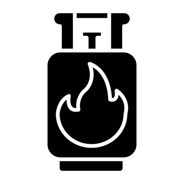 Ikon Botol Gas Ilustrasi Vektor - Stok Vektor
