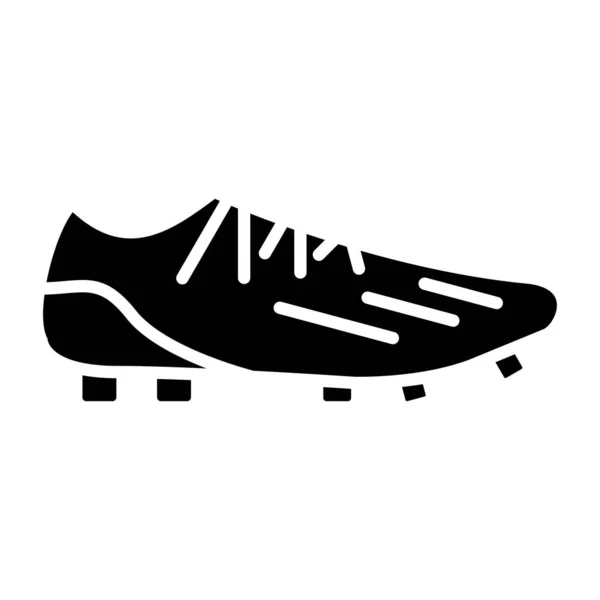 Ποδόσφαιρο Παπούτσια Απλό Εικονίδιο Διανυσματική Απεικόνιση — Διανυσματικό Αρχείο
