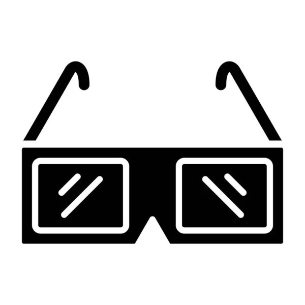 Icono Simple Gafas Ilustración Vectorial — Archivo Imágenes Vectoriales