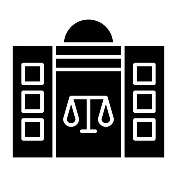 Ikone Des Justizministeriums — Stockvektor