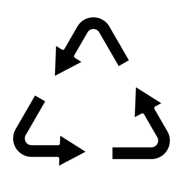 Recyceln Web Symbol Einfache Illustration — Stockvektor
