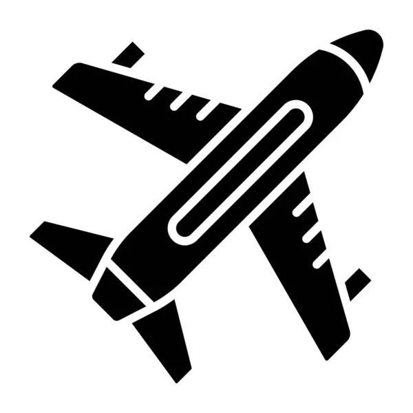 Avion Icône Simple Illustration Vectorielle — Image vectorielle