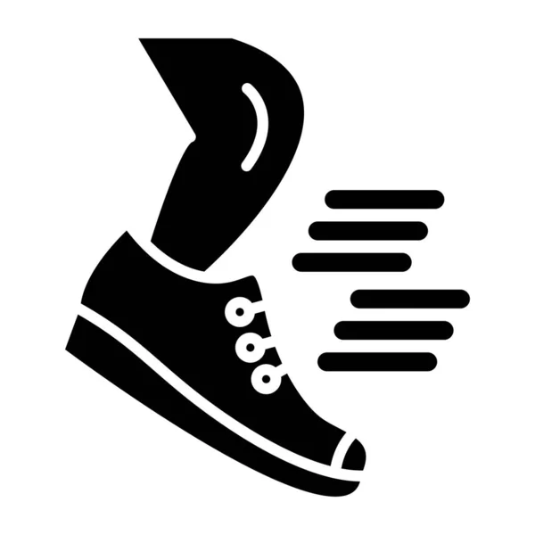 単純なアイコン ベクトル図のジョギング — ストックベクタ