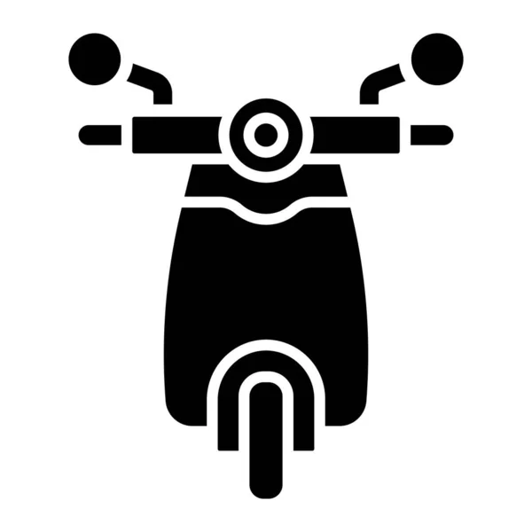 Motorkerékpár Ikon Vektor Illusztráció — Stock Vector