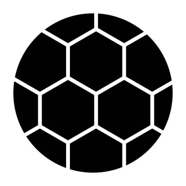 Futbol. Web simgesi basit illüstrasyon 