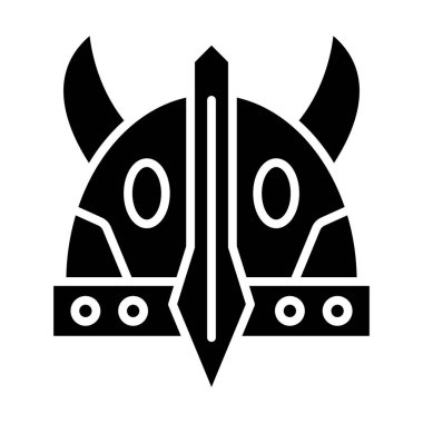 Viking Helmet. web icon simple illustration 