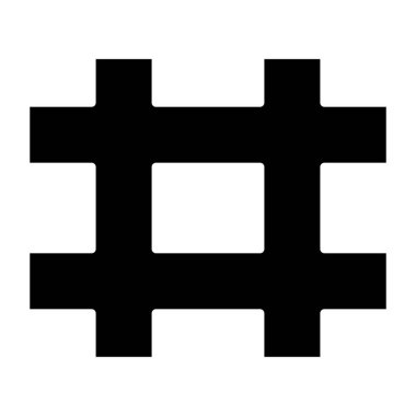 Etiket simgesi, vektör illüstrasyonu