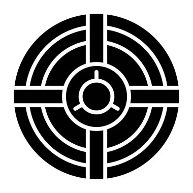 Rgb Işık Şeridi simgesi, vektör illüstrasyonu 