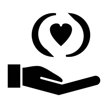 Bakım basit simgesi, vektör illüstrasyonu