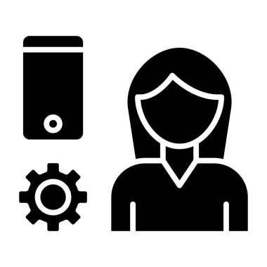 kullanıcı arayüzü simgesi, vektör illüstrasyonu