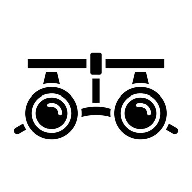 Web ve mobil uygulama tasarımınız için beyaz arkaplanda izole edilmiş dürbün simgesi vektörü, arama logosu kavramı