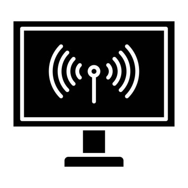 wifi simgesi vektör illüstrasyonu