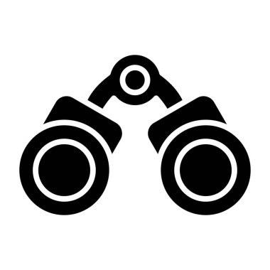 Dürbün. Web simgesi basit illüstrasyon