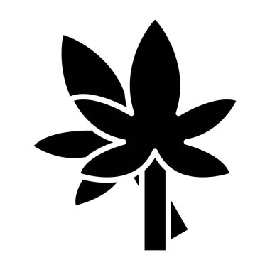 Marijuana vektör resimleme simgesi