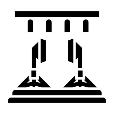 Stüdyo. Web simgesi basit illüstrasyon 