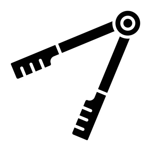 Zange Web Symbol Einfache Illustration — Stockvektor