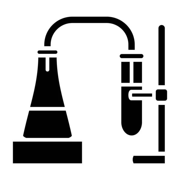 Ikona Eksperymentu Chemicznego Ilustracja Wektora — Wektor stockowy