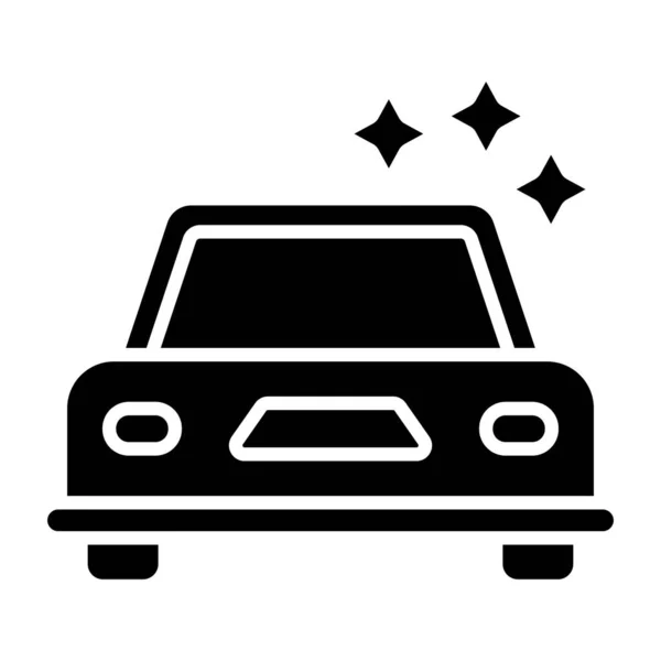 Значок Автомойки Векторная Иллюстрация — стоковый вектор