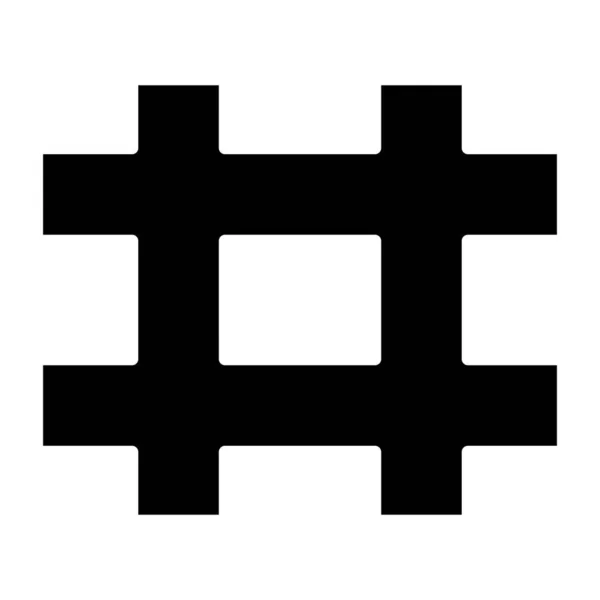 Icône Hashtag Illustration Vectorielle — Image vectorielle