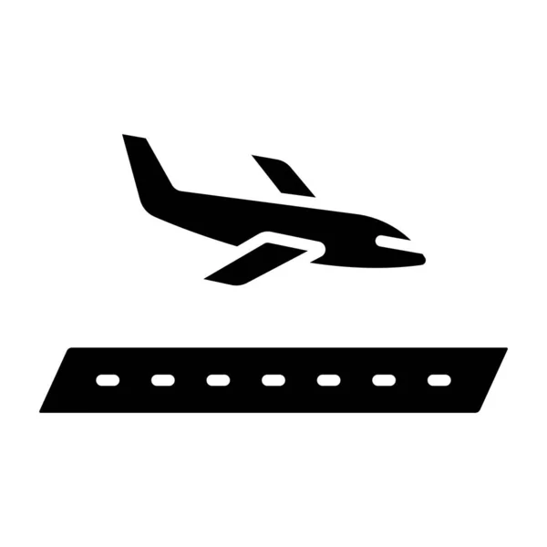 Ikona Lądowania Ilustracja Wektora — Wektor stockowy