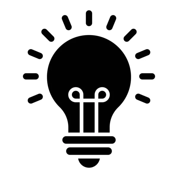 ampul simgesi vektör illüstrasyonu