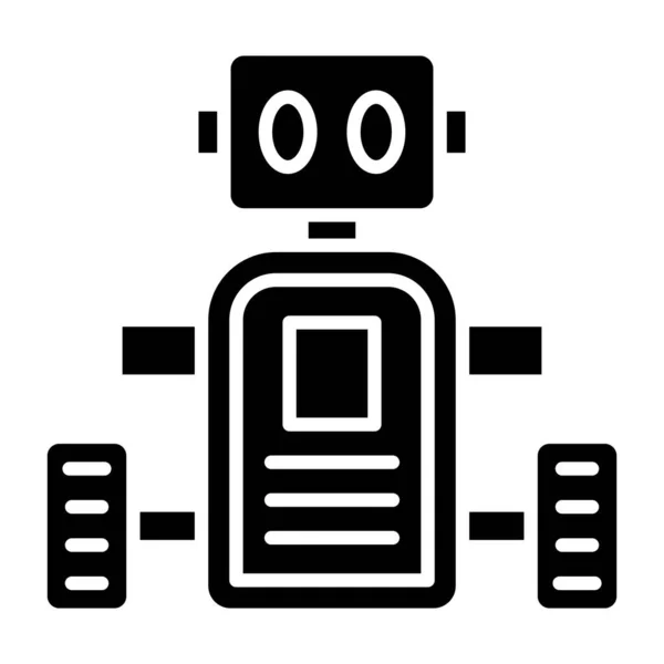Een Robot Web Icoon Eenvoudige Illustratie — Stockvector