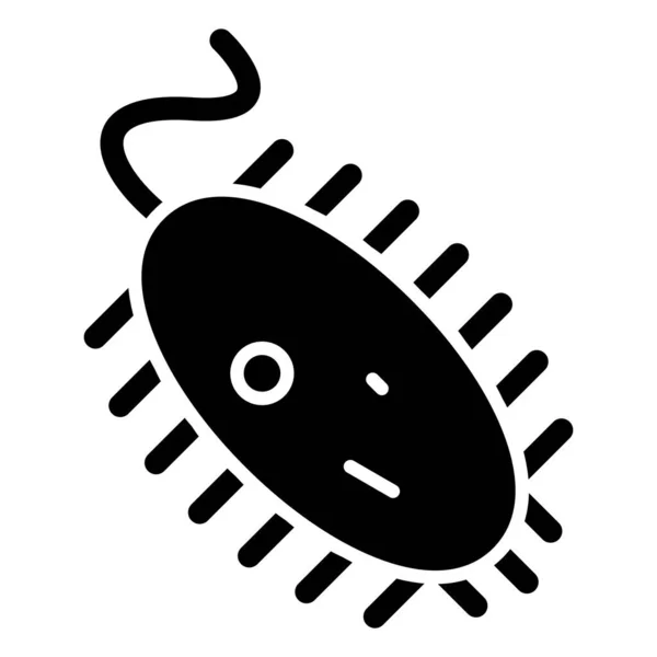 Bacterias Icono Web Ilustración Simple — Archivo Imágenes Vectoriales