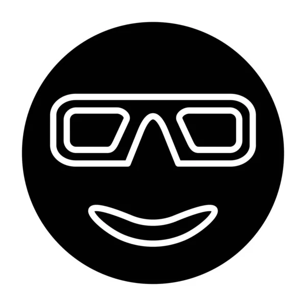 Ícone Máscara Facial Ilustração Vetorial — Vetor de Stock