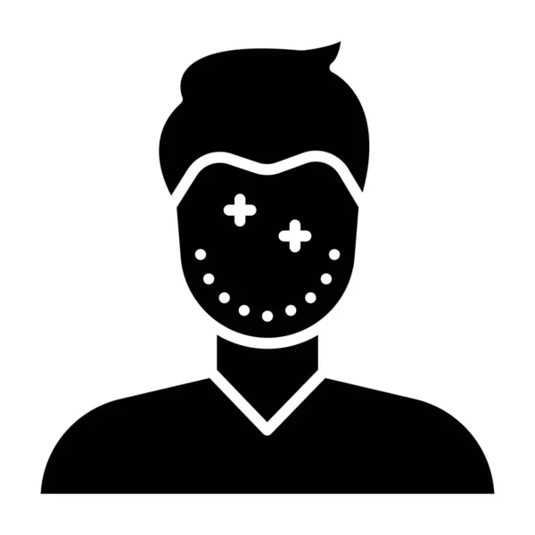 Facial Plastic Surgery Web Icon Simple Illustration — Stock Vector