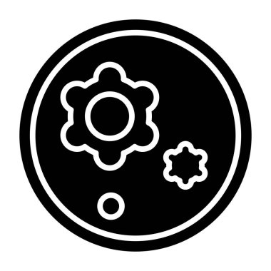 Ayarlar. Web simgesi basit illüstrasyon