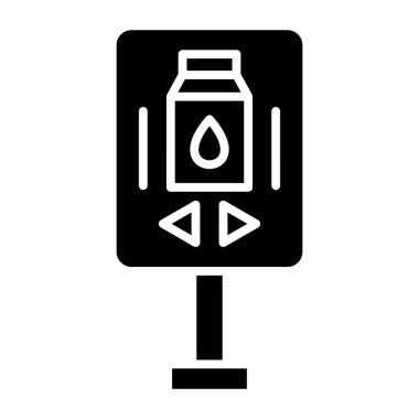 Etkileşimli Ekran. Web simgesi vektör illüstrasyonu 