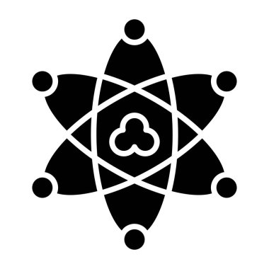 atom. Web simgesi basit tasarım