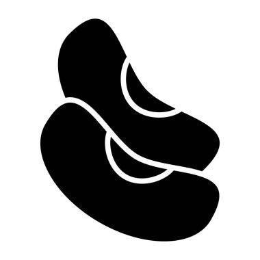 Fasulye. Web simgesi vektör illüstrasyonu 