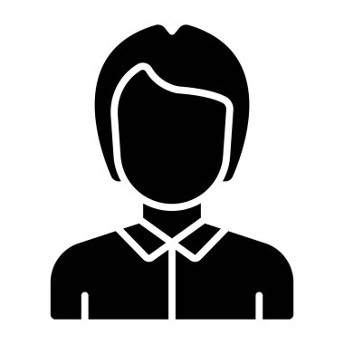 avatar. Web simgesi basit tasarım