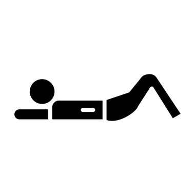 fitness ve sağlık ikonu vektör çizimi