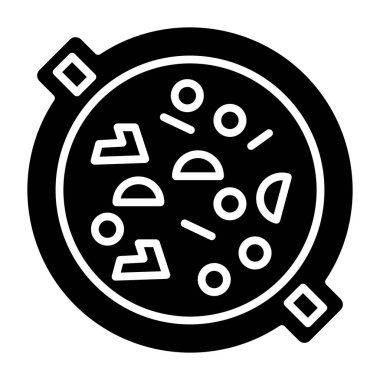 Borş çorbası. Web simgesi basit illüstrasyon 