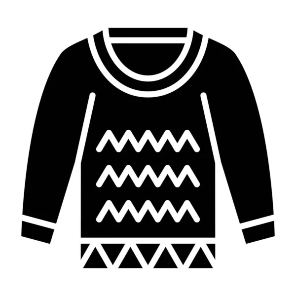 Icona Del Maglione Semplice Illustrazione Icone Vettoriali Abbigliamento Web — Vettoriale Stock