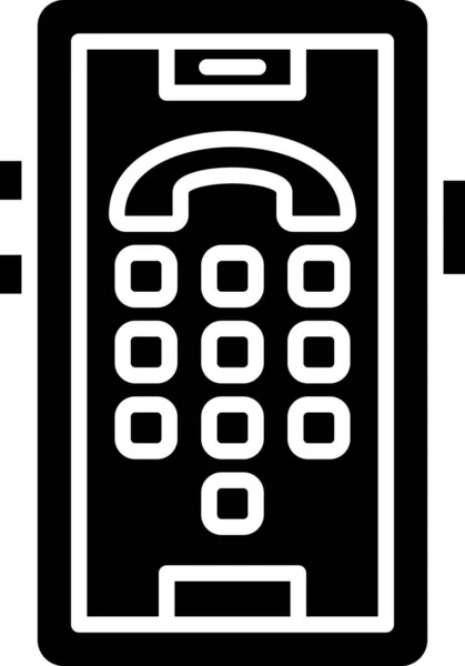 Telephone Web Icon Simple Illustration — Stock Vector