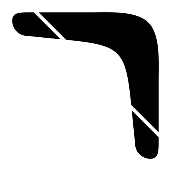 Boomerang Illustration Vectorielle Icône Web — Image vectorielle