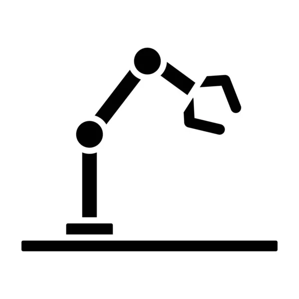 Robotica Autonoma Illustrazione Vettoriale Icona Web — Vettoriale Stock