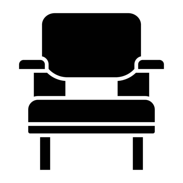 Sessel Web Symbol Einfache Illustration — Stockvektor