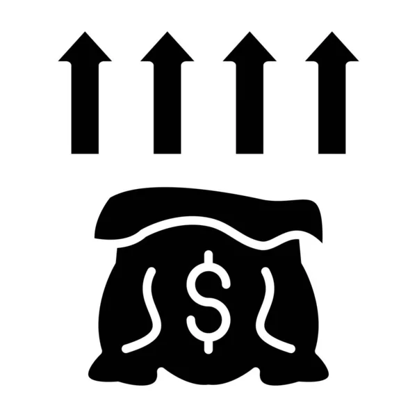 Fondsenwerving Web Icoon Eenvoudige Illustratie — Stockvector