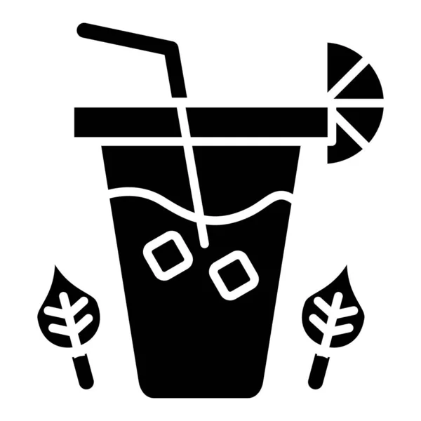 Cocktail Web Icon Design Semplice — Vettoriale Stock