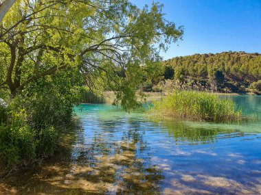Castilla la la Mancha - Albacete - Park doğal de las Lagunas de Ruidera, paisajes y entorno doğal 