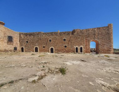El castillo de Pearroya en el trmino icipal de Argamasilla de Alba, provincia de Ciudad Real, Castilla-La Mancha 